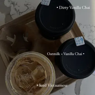 Iced Vietnamese &amp; Vanilla Chai Latte