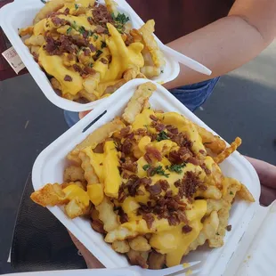 $7 Bacon Cheese Fries from Cali Cruisin food truck @CJoy F. (10/23/19)
