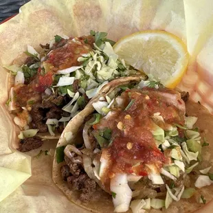 Asada tacos.