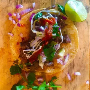 Taco clásico (steak)