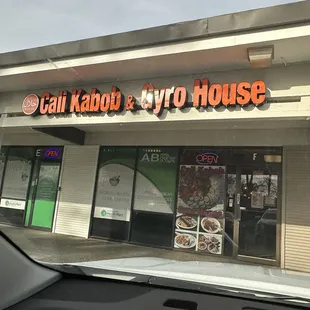 Outside