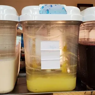 Aguas frescos and Horchata, mmmm...