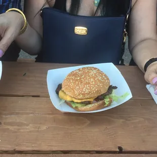 Sad Cali burger....$10
