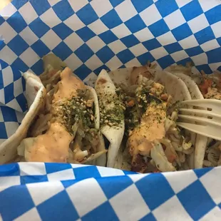 Rock cod fish tacos. Mmmmmm