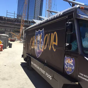 Cali love truck serving it up at the new Kings arena. We served over 50 Reubens.