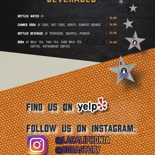 Menu Back Cover