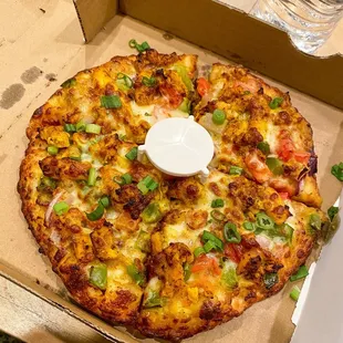 Curry Chicken Pizza