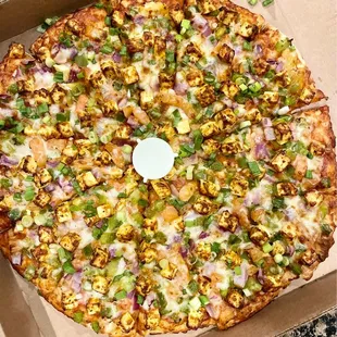Delicious Paneer Tikka Pizza