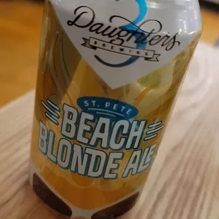 The food was great and the beer topped it off!