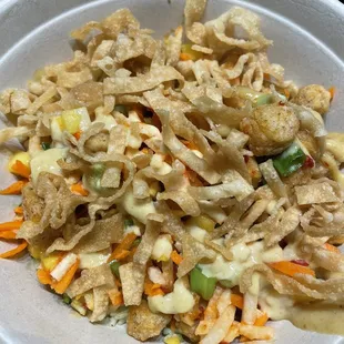 Thai bowl with lentil bites