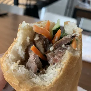 Grilled pork banh mi