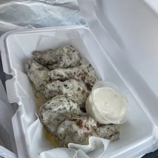 Garlic Parm Wings