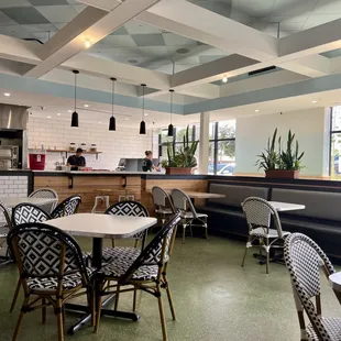 Inside the restaurant