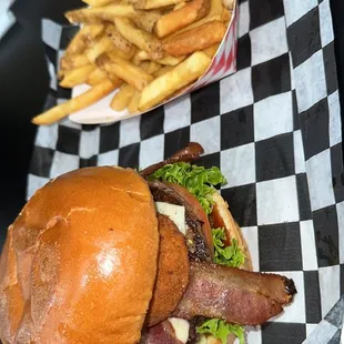 Lakeside stack burger