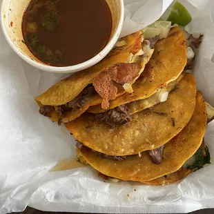 Birria tacos