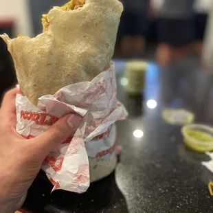 Surf n Turf California Burrito w/ no sour cream