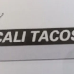 The Cali Tacos logos?
