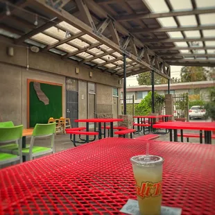 Outdoor dining!