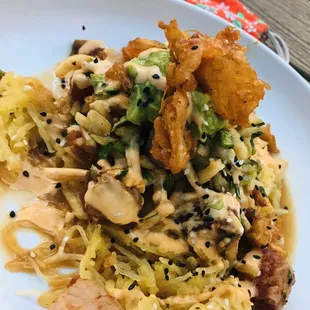 Hot and Crunchy Tuna Bowl