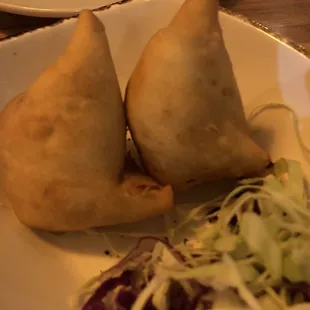 Veggie samosas