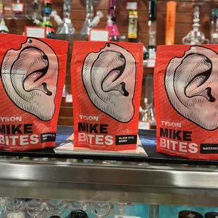 Mike Tyson&apos;s Mile Bites available now at Cali Vibes.