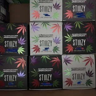 Stiiizy pods and batteries available at Cali Vibes locations