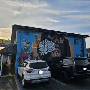 outside