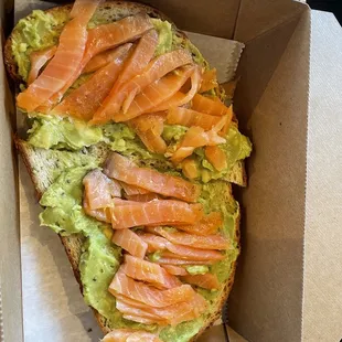 Avocado Toast with Smoked Salmon