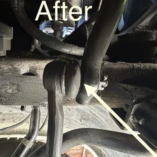 I greased the whole front end at home