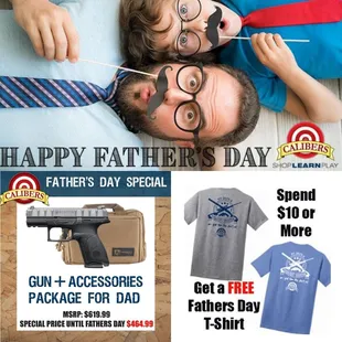 Calibers wants to help everyone out this Father's Day. Don't get your dad another tie, get him an AWESOME Father's Day gift from Calibers