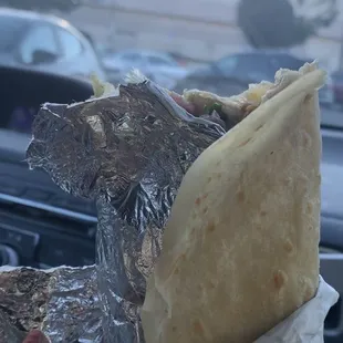 tinfoil inside my burrito