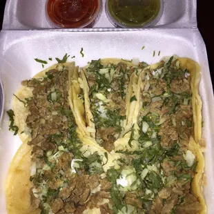 Carne Asada mini tacos (street tacos)