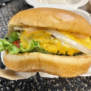 Single Burger 1/4lb Organic Fresh Californian Beef