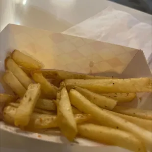 a basket of french fries