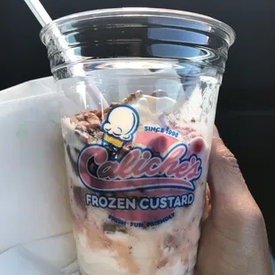 Green Chile sundae. Where's all the green chiles?