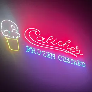 a neon sign