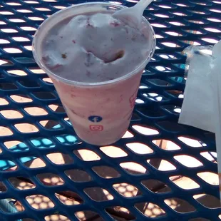Strawberry-cheesecake caliche...so good!