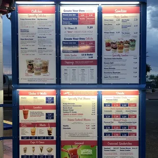 Dessert Menu