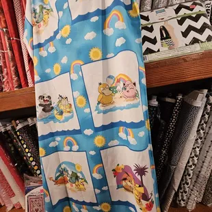 Pokémon paneled fabric
