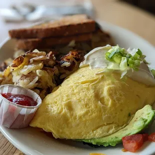 Morning glory omelette