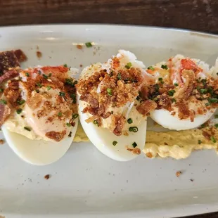 Lobster Deviled Eggs