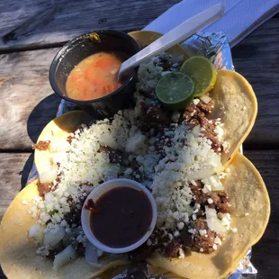 Asada Street Tacos with Queso Fresco