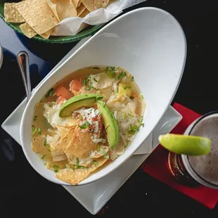 Tortilla soup  always great no matter what kind of weather houston throws at you.