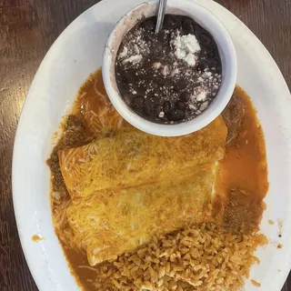 8. Two Enchiladas Tradicionales Combo