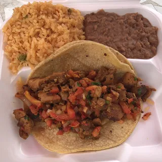 Pollo Asado Taco