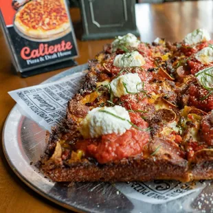 pizza, food