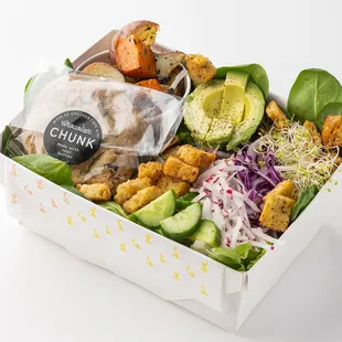 a box of food