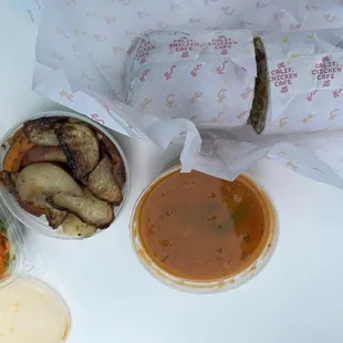 Chicken Rice Wrap