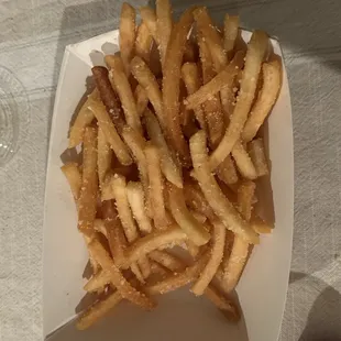 Corrected, burnt fries.