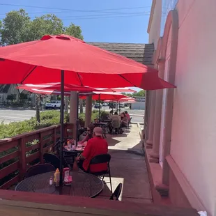 Outside seating up front. 5/1/22